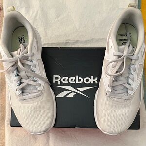 Reebok Classic White Athletic Shoes with Comfort Footbed